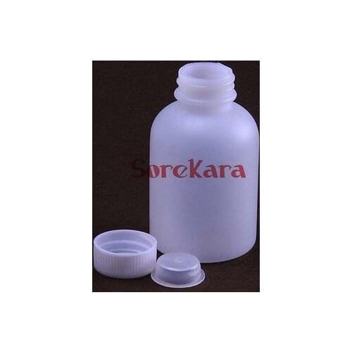 100ml White plastic Bottle Reagent Bottle Sample Vials Plastic Lid Screw Cap Screw On Cover