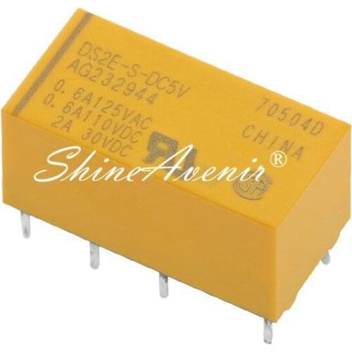 5pcs/lot Relay DS2E-S-DC5V DS2E-S-DC12V DS2E-S-DC24V DS2Y-S-DC5V DS2Y-S-DC12V DS2Y-S-DC24V 8PIN new original in stock