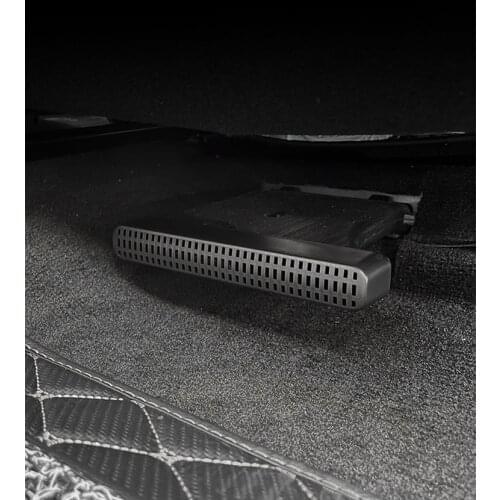 Car under back seat AC heat floor air conditioner outlet Grid cover Air outlet mask Accessories For Hyundai Tucson NX4 2021 2022