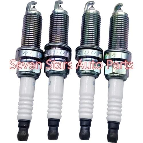 4PCS Auto Parts Iridium Spark Plugs For NISSAN X-TRAIL QASHQAI NV200 MARCH MICRA TIIDA OEM 22401-CK81B 22401CK81B