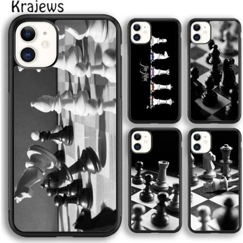 Krajews CHESS CHECK MATE Phone Case Cover For iPhone 5s 6s 7 8 plus X XS XR 11 12 pro max Samsung Galaxy S7 S8 S9 S10 Plus