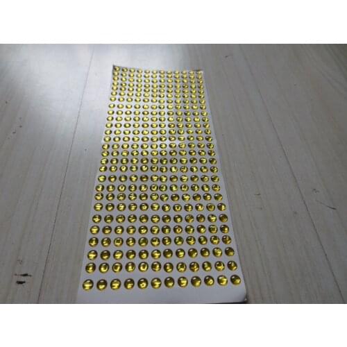 4mm/5mm/6mm/7mm All Gold 3D Holographic Fishing Lure Eyes Fly Tying Jigs Crafts