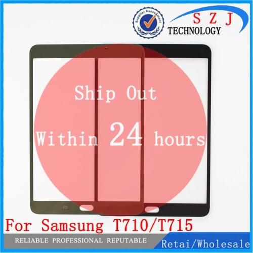 New 8 inch For Samsung Galaxy Tab S2 8.0 2015 T710 T715 Front Glass 8.0" Touch Screen LCD Outer Panel Lens