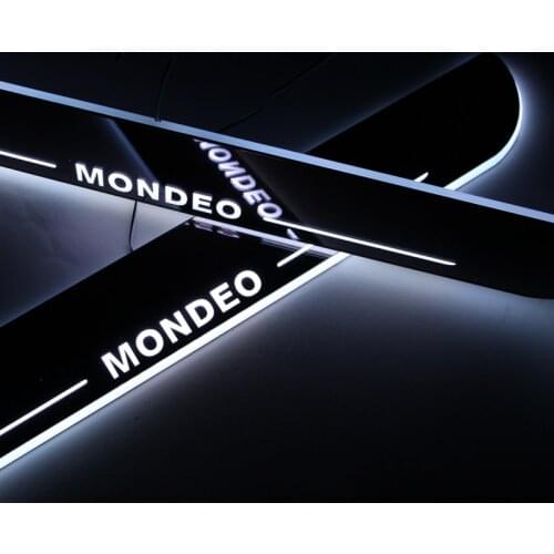 Welcome Pedal Lights For Ford Mondeo 5 MK5 2013 - 2021 Pedal car Door Sill Pathway Lamps led thresholds scuff plates Avante md