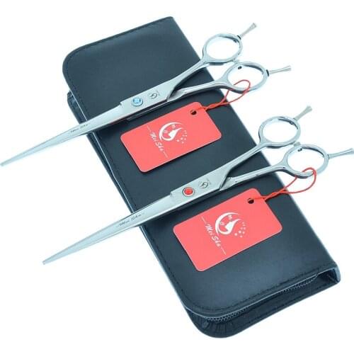 Professional Pet Scissors for Dog Grooming 7.0" Animal Hair Cutting Scissors 6.5" Thinning Shears Pet Tools Suppliers A0180A