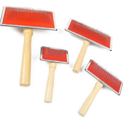 Three Sizes Pet Dogs Cats Hair Comb Dog Cat Hair Grooming Pets Cat Supplies Pet Hair Tools Remover Puppy Comb Massaging O3B6