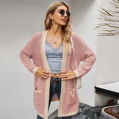 Knitted Cardigan Women Cardigan Knitted Sweater Coat Basic Coat Sweater Female Knit Sweater Cardigan for Women Winter Tops