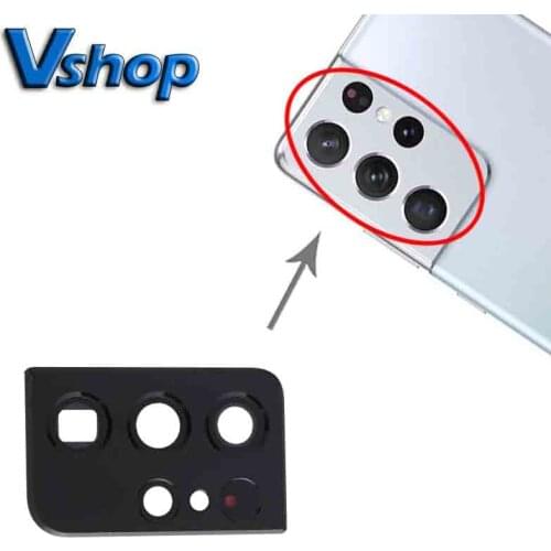 Back Camera Lens Cover for Samsung Galaxy S21 Ultra 5G Mobile Phone Rear Camera Lens Replacement Parts