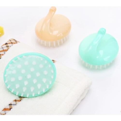 1Pcs Silicone Hair Brush Shampoo Scalp Brush Hair Massage Brush Styling Tools Comb Head Body Shampoo Scalp Portable Hair Care