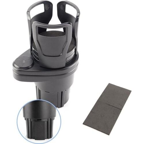 2-in-1 Car Cup Holder Multifunctional Adjustable Water Bottle Drinks Organizers