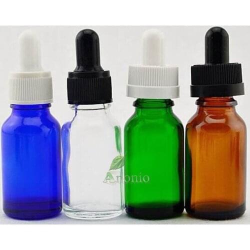 300pcs Amber Glass Dropper Bottle Essential Oil Bottle,10ml Black Bulb Glass Droppers 10ml Green Dropper Glass Bottle