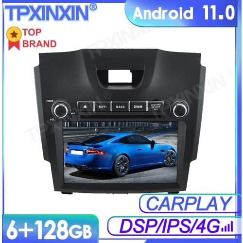 6+128GB Android11 For Chevrolet S10 Car Multimedia Player GPS Navi Audio Stereo Screen DVD Head Unit Tape Recorder