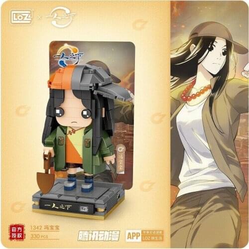 6pcs/set LOZ 1342 1343 1344 1345 1346 1347 MINI Blocks Kids Building Toys Teens Gift Animation Characters Puzzle