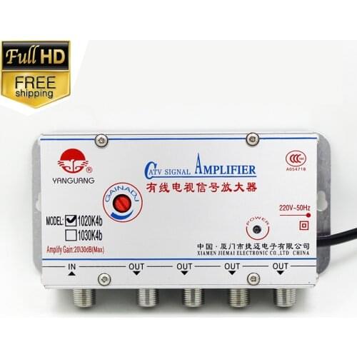 Free shipping antena tv Digital interior outdoor exterior Splitter Amplifier full hd 1 In 3 Out CATV Cable TV Antenna Signal