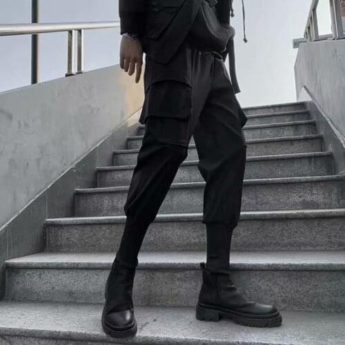 Streetwear Mens Jogging Pants Spring Autumn Fashion Casual Harajuku Joggers Males Clothes Korean Style Hip Hop Pencil Trousers