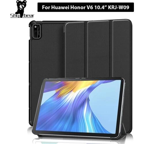 For Huawei Honor V6 10.4 2020 KRJ-W09 PU Leather Tablet Case for Huawei honor tab 10.4'' Cover Skin