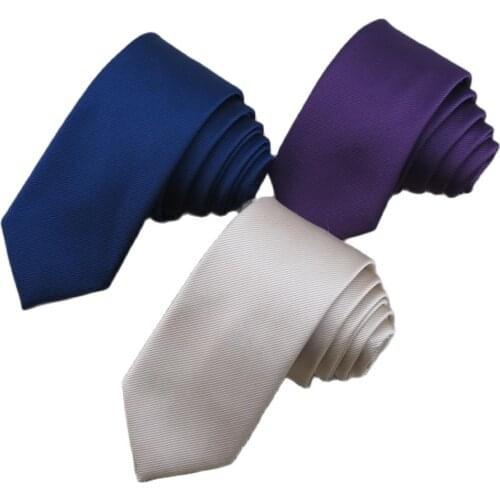 2 pcs/lot) boys Necktie/Pure color pinstripe design many color can choose/mens polyester narrow tie free shipping