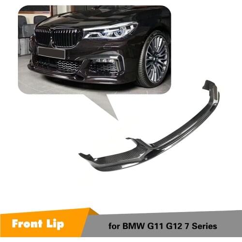 Carbon Fiber Front Bumper Lip for BMW 7 series G11 G12 Front Diffuser 2015-2018 Body Kit Front Chin
