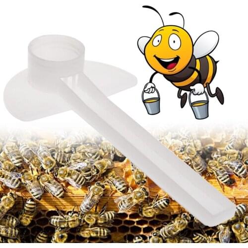 10pcs Bee Feeder Water Drink Feeding Beekeeping Apiculture Tool Beehive Plastic