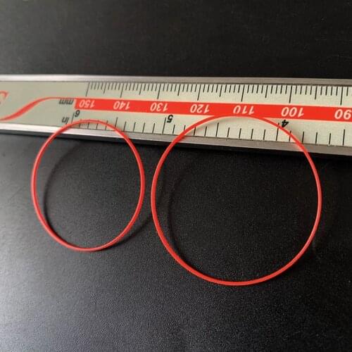 Red gasket O Ring 26-35.5mm dia 0.85mm High 0.5mm thick Plastic Gasket for back case Parts