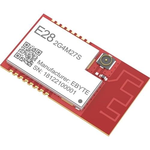 LoRa+BLE 2.4GHz Wireless RF Module 500mW 27dbm SX1280 High Power 8000m Wireless Transmitter Receiver Cojxu E28-2G4M27S