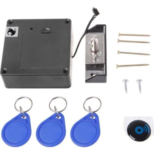 Cabinet Invisible Electronic RFID Lock Hidden Keyless Drawer Door Locks Sensor Locker Wardrobe Free Opening Intelligent Sensors