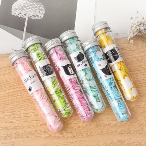 Mini Disposable Washing Hand Paper Soap Body Washing Bath Test Tube Confetti Foaming Flower Paper Soap Makeup Removal For Nails