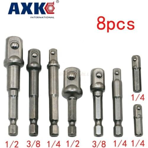 Hex Shank Rotating Square Head Sleeve connecting Rod with Bead 1/4 3/8 1/2 Wind B atches Electric Sleeve connecting Transfer Rod