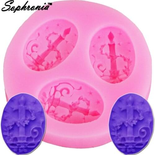 Sophronia Candle Flame Silicone Cake Mold Fondant Fondant Cake Decorating Tools Clay Candy Cupcake Chocolate Gumpaste m608