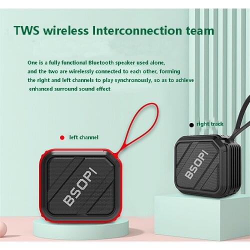 IPX68 waterproof portable Bluetooth speaker Wireless Smart Music Party Speaker