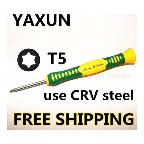 High Quality Precision Screwdriver Torx T5 for Electronics for open Nokia blackberry Motorola YAXUN T5 screwdriver