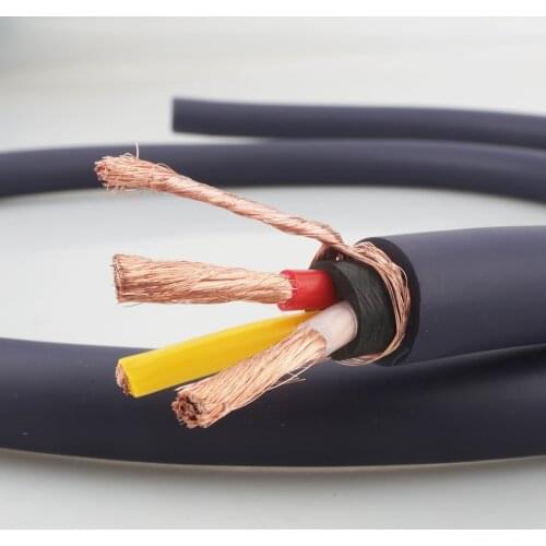 High Quality HI-End 3TS762 Power Supply Cable DIY Bulk Power cable Per Meter HIFI Mains Power Cord