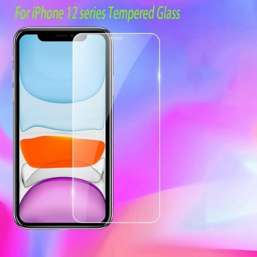 Protective Glass Used For iPhone12 12Pro 12Pro Max Mini Tempered Glass Film Screen Protector Anti-fall HD film Full Screen Film