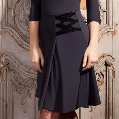 New Fashion Adult Ballroom costume practice training performance wear short Sexy Latin dance skirt for women/female dancers