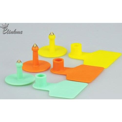 100Pcs Sheep Ear Tag No Numbers blank EarTag Eartag Pig Tag,free shipping