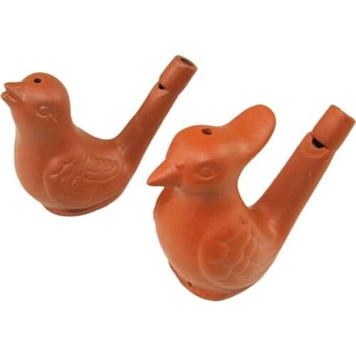 2pcs Musical Whistle Bird Whistle Cute Whistle DIY Whistle Outdoor Supplies For Signaling Party Favor Gift For Kids