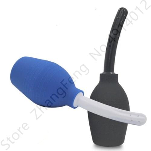 310ml Silicone Anal Vaginal Cleaner Rectal Enema safe Syringe Stream Douche Colon anal sex Tool adult sex toys for Men and Women
