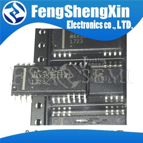 5pcs/lot MAX3535 MAX3535EEWI SOP-28 +3V to +5V, 2500VRMS Isolated RS-485/RS-422 Transceivers with +-15kV ESD Protection