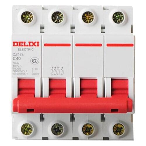 DZ47s C 4P 32A DZ47SN4C32 4P | 32A | C | 6KA DZ47S miniature standard circuit breaker