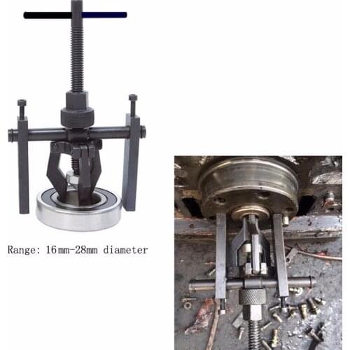 Car Auto Durable Carbon Steel 3-jaw Inner Bearing Puller Gear Extractor Heavy Duty Automotive Machine Tool Kit