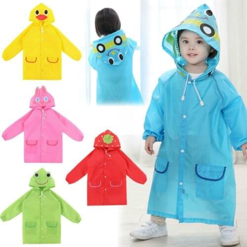 Childrens cartoon animal style raincoat waterproof childrens raincoat