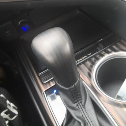 For Toyota Corolla Sedan 2019 2020 2021 ABS Peach Wood Interior Gear Box \ Gear Shift Cover Trim Frame Sticker Car Accessories