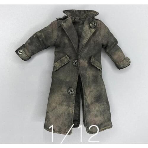 In Stock For Sale 1/12th 3Atoys WWRp Old Dirty Coat Model For Mostly 6inch Doll Figures Collection