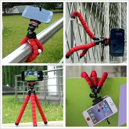 Hot Sale Car Phone Holder Flexible Octopus Tripod For HTC Desire 600 626 626G 626G+ 626 626W/D/G/S M8 mini D610
