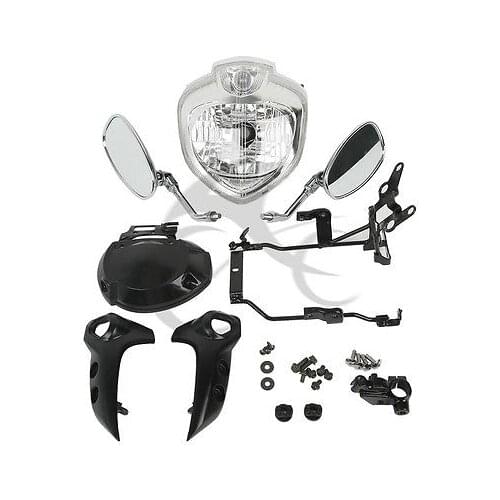 Motorcycle HEADLIGHT SET HEAD LIGHT ASSEMBLY FOR YAMAHA FZ6 FZ6N 2004-2006 2004 2005 2006