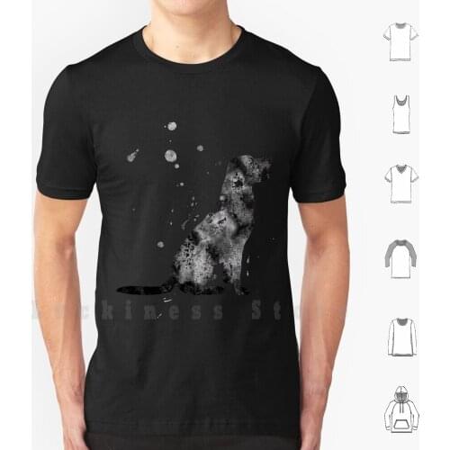 Labrador , Labrador Sitting , Watercolor Labrador T Shirt DIY Cotton Big Size S-6xl Labrador Labrador Sitting Watercolor