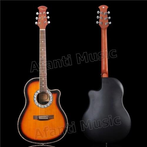 HOT! Afanti Music Super Roundback/ Carbon Fiber Back & Side Acoustic guitar (ANT-151)
