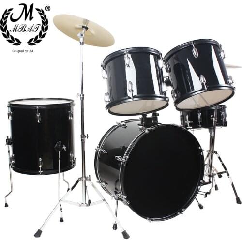 M MBAT 18/20 Inch Drum Set Cymbals Percussion Accessories Bronze Alloy Hi-hats Brass Crash Cymbal Musical Instrument Parts