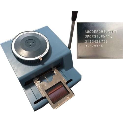 Mini Compact Hand Held Serial Number Printer And Embosser Embossing Machine For Dog Tag