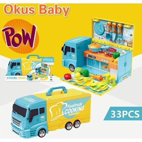 2019 Simulation Repair Tools Toy Cutlery Set Engineering Car Play House Toy Storage Box Educational Toy Set Birthday Present
